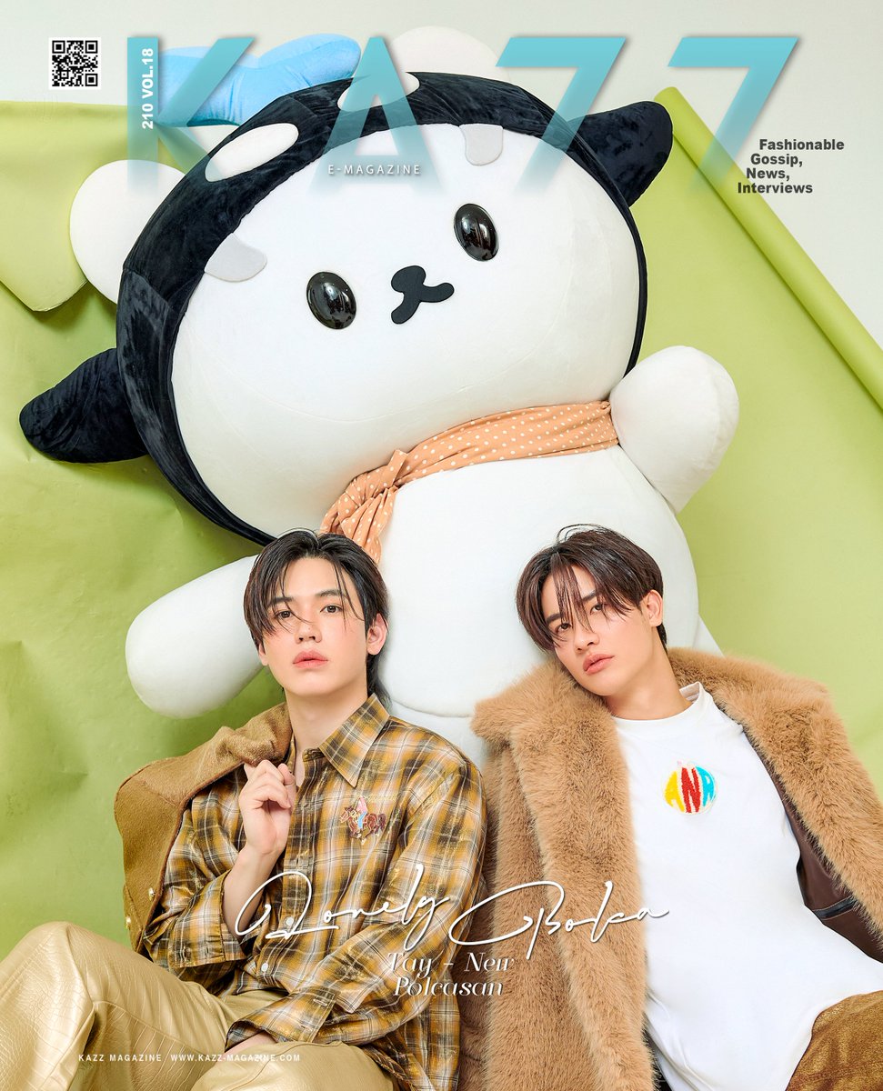 GMMTV's tweet photo. พบกับ “เต-นิว” และ “POLCASAN" ที่มาขึ้นปก KAZZ MAGAZINE issue.210 ด้วยกัน! 
แฟนๆ สามารถติดตามได้ทางเว็บไซต์ kazzmarket

#KAZZxTayNewPolcasan 
#KAZZMAGAZINE #TayNew #POLCASAN 
#GMMTV 
@Tawan_V @new_thitipoom @polcasan_GMMTV @Kazzmagazine https://t.co/xOZHyBxtgX