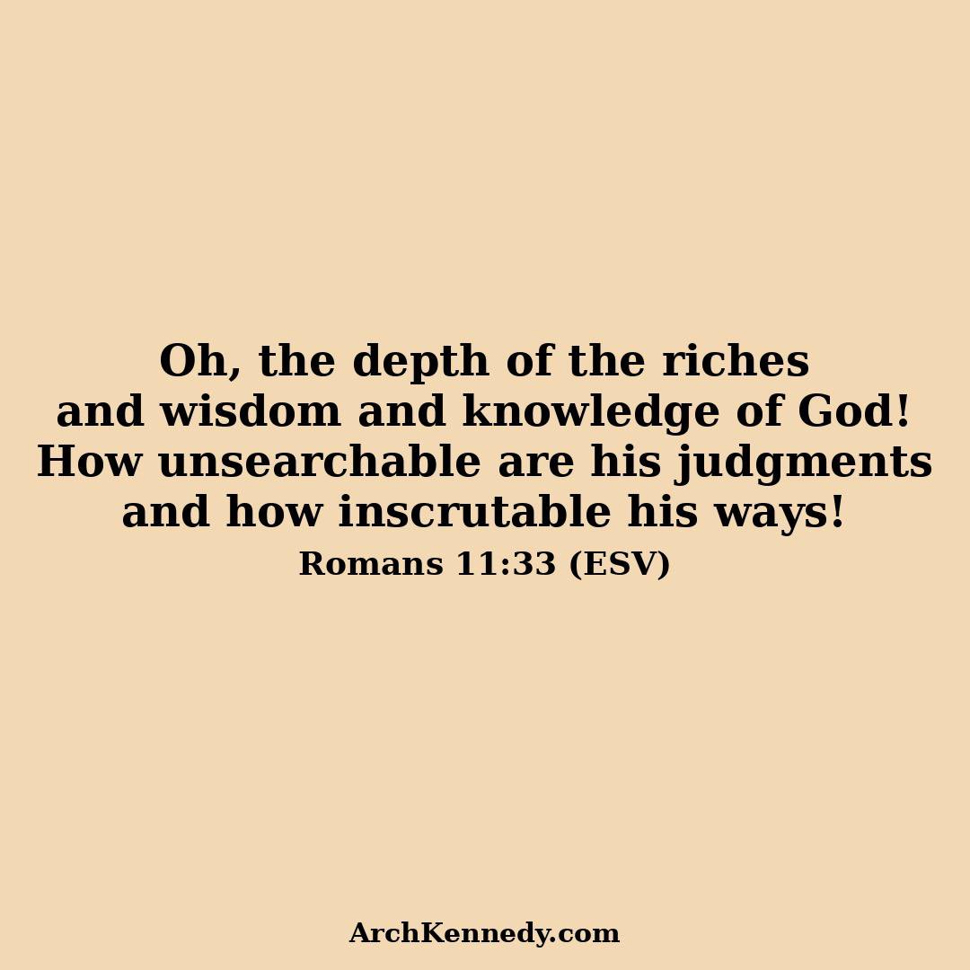 HAPPY WEDNESDAY, FRIENDS❗️✝️

Oh, the depth of God’s wisdom…

We can’t decode His ways — but we can worship Him.

Romans 11:33 reminds us: His judgments are unsearchable, His knowledge beyond us.

We aren’t called to figure Him out. We’re called to trust.🙏🕊️