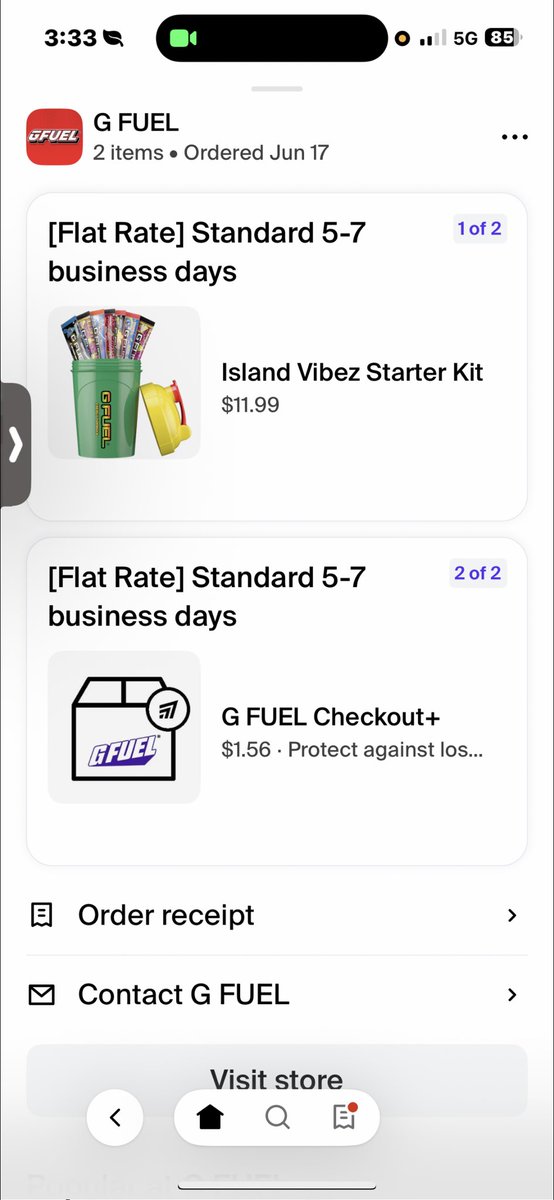 💥 First official order using code “CHIEFFTV” <a href="/GFuelEnergy/">G FUEL®</a> shout out the homie <a href="/Js5999S/">Josh</a> for supporting me and getting himself the Island Vibez Starter kit! 🥹

Blessed to have such an amazing community supporting me! 💛