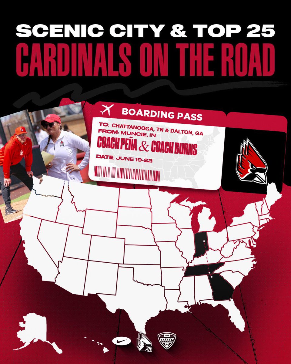 BallStateSB's tweet image. Where are our future cards at?! Excited to watch some great softball this weekend!👌🏽
🥎Scenic City/Top 25: Chattanooga, TN/Dalton, GA
🥎 Outlaws Invitational: Ridgeville, OH
#ChirpChirp x #WeFly
