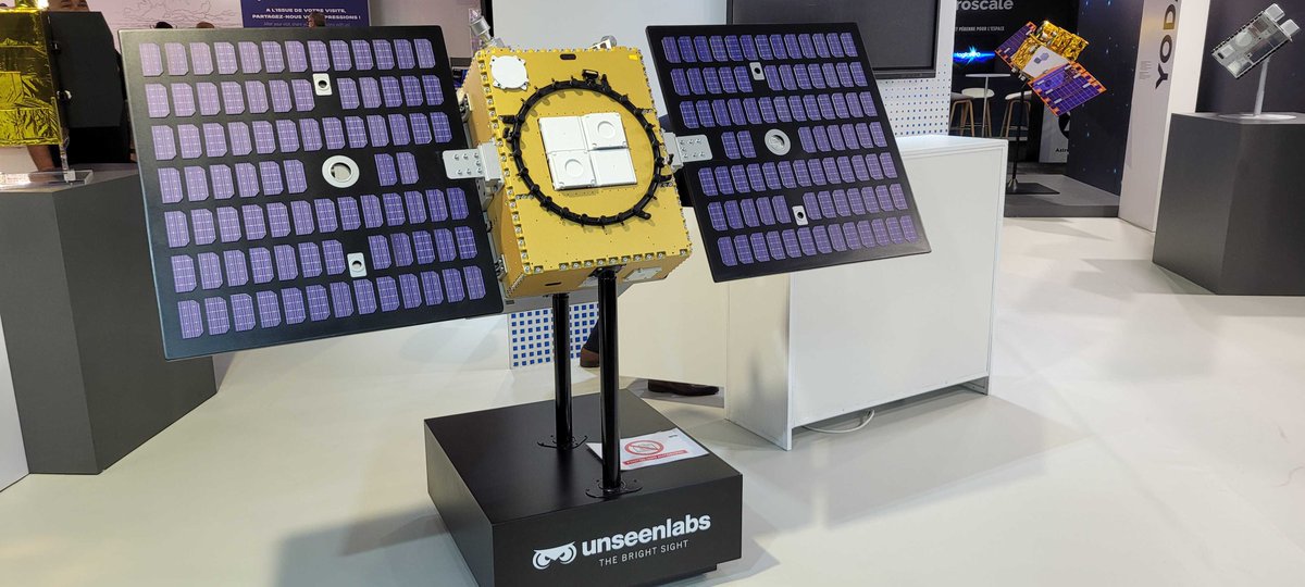 🛰️Our smallsats have taken over the #ParisAirShow!

TOUTATIS, NESS, EYESAT, FLORE… Can you spot them all? 👀

Find our models across AID, <a href="/MBDAGroup/">MBDA</a> , <a href="/CNES/">CNES</a> , CDE , <a href="/UnseenLabs/">Unseenlabs</a>  and of course at our own stand in the ANF area!

#USpace #SmallSats #Bourget2025