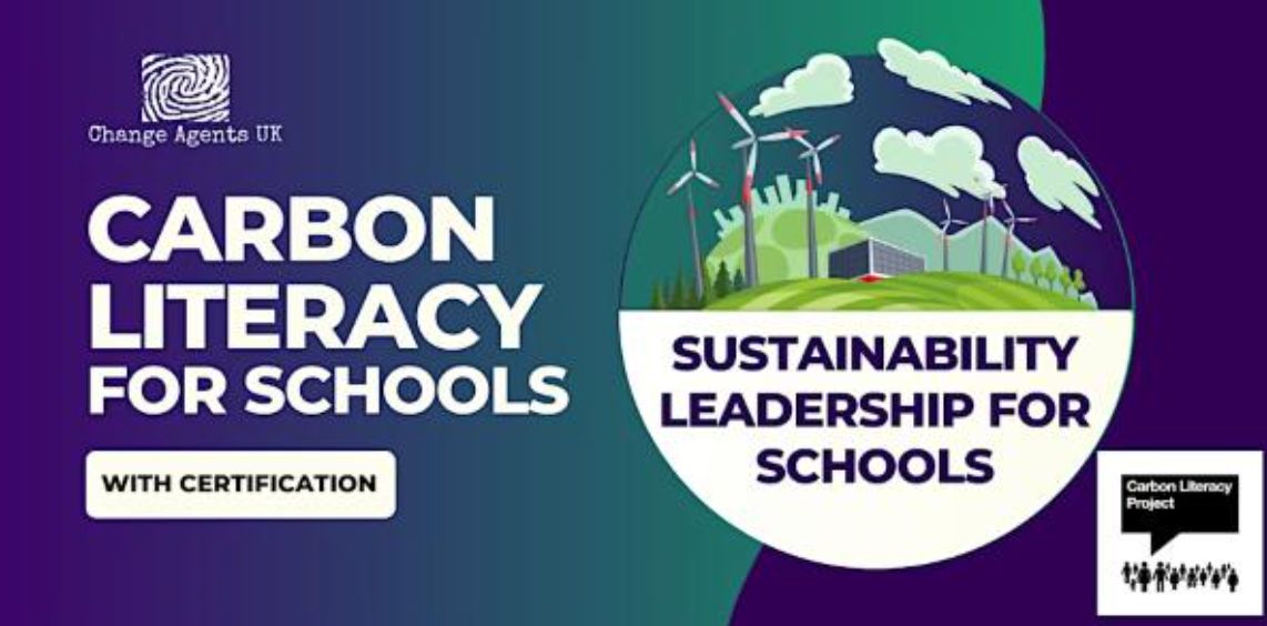 Carbon Literacy for Schools, Online Training, June 26 - July 3, 4-6pm, BT buff.ly/hCkXgq8 <a href="/changeagentsuk/">Change Agents UK</a> #carbon #schools #greenschools #energy #education #carbonliteracy #zerocarbon #netzero #buildings #climatechange #UK #energyefficiency #emissions #sustainability