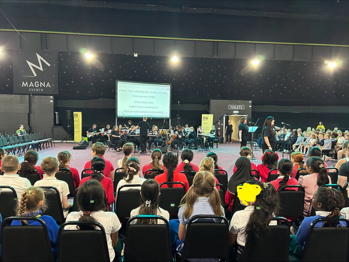 BVCSchool's tweet image. We have arrived at Magna for Rotherham’s One Voice Concert 2025! Rehearsals have started and the children sound AMAZING! @MagnaScience @BVCSchool @RotherhamMusic