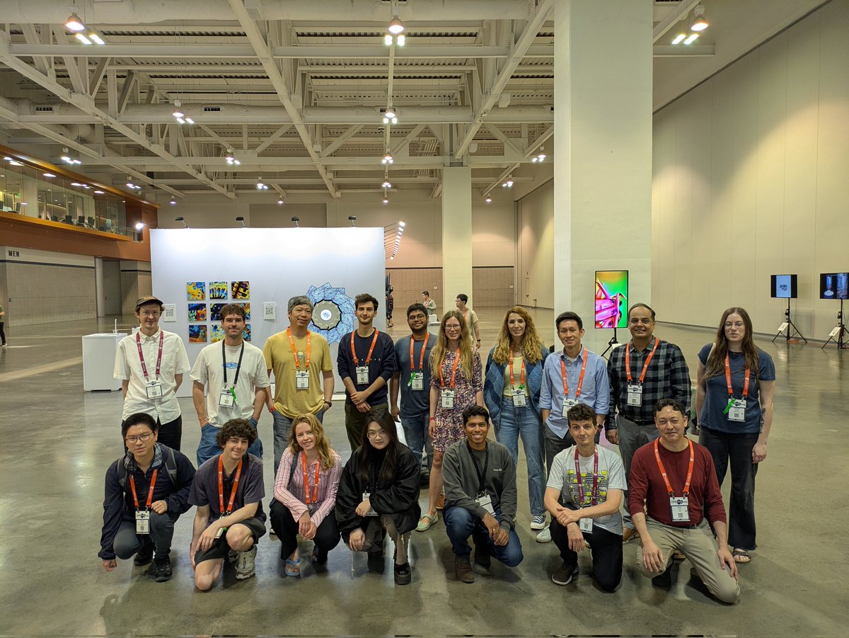 Back home after an intense week running the <a href="/CVPR/">#CVPR2026</a> AI Art gallery in Nashville, where we displayed 16 individual projects, 57 videos on 10 screens and a total of 102 projects online 🤖👀

Thank you to all the artists who participated and showed up 🙏

#CVPR2025 #CVPRAIart