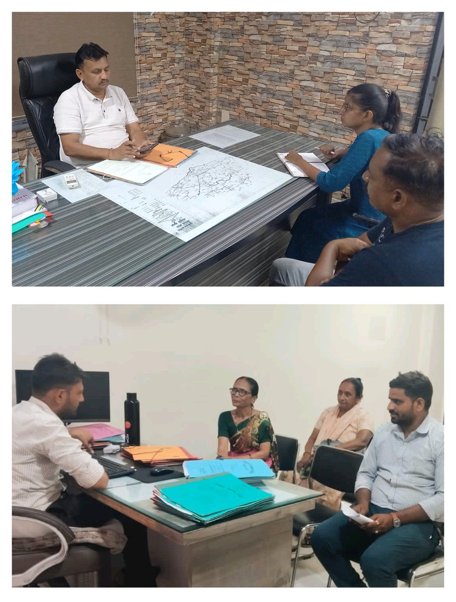 આજ રોજ કચ્છના સંકલિત બાળ વિકાસ યોજના અધિકારીશ્રીઓ દ્વારા આંગણવાડીના સેનિટેશન કામગીરી બાબતે તાલુકા વિકાસ અધિકારીશ્રી સાથે રૂબરૂ મીટીંગ કરવામાં આવી. તેમજ જર્જરિત કેન્દ્રને તોડી પાડવા બાબતે ચર્ચા અને આયોજન કરવામાં આવેલ. <a href="/radarshp0107/">Dashrath D Pandya (GSS) 🌻</a>