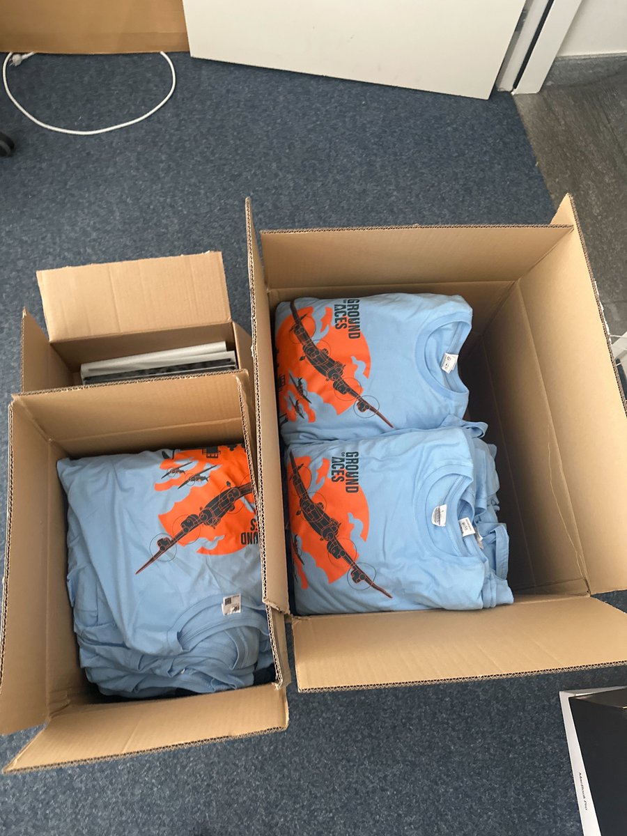 The shirts for our Kickstarter backers have just come in!