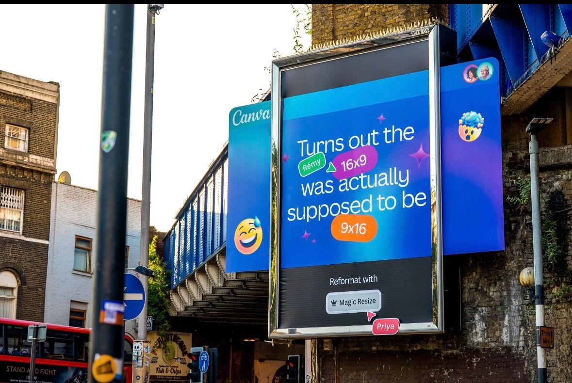 SachinRamje's tweet image. Canva didn’t just put up billboards.

They held up mirrors.

And every creator smiled when they saw one.