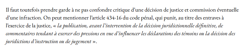 Y avait pas un truc genre "la séparation des pouvoirs" à une époque ?

Mais si, vous savez, quand un député ne se permettait pas trop "d'exiger" une décision judiciaire.