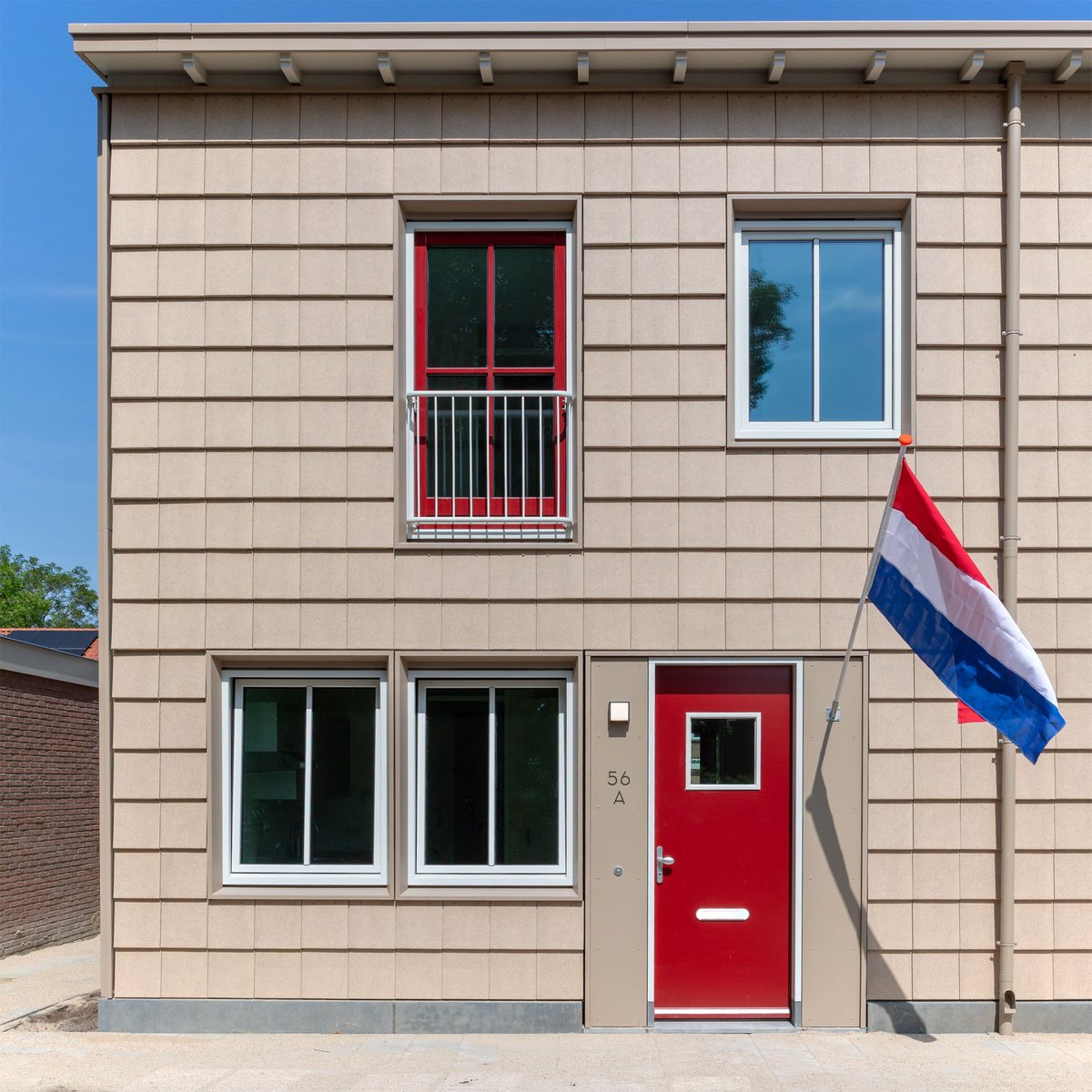 Eerste sociale huurwoningen Griffensteijn in Zeist opgeleverd. Opdrachtgever Woongroen. Meer informatie heilijgers.nl/nieuws/eerste-…