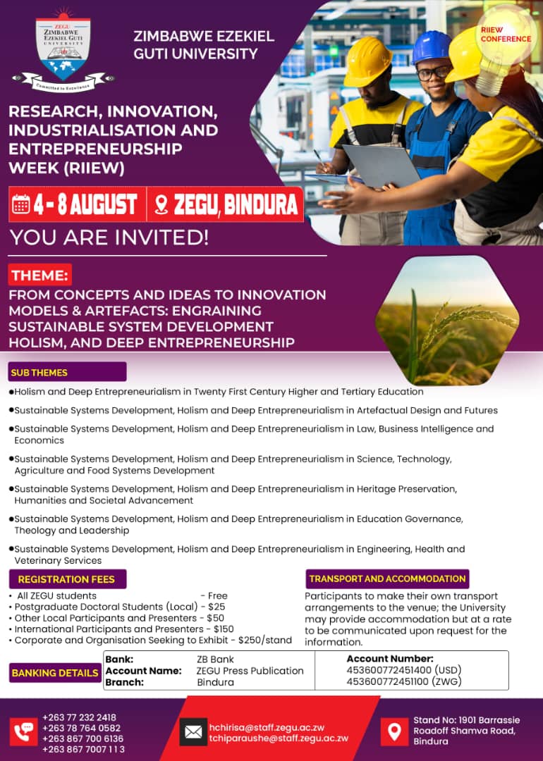 Zimbabwe Ezekiel Guti University tweet media