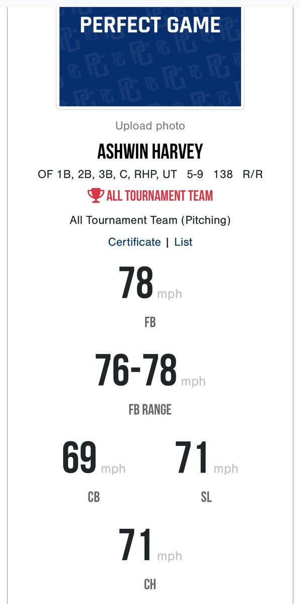 CoachDavino's tweet image. Congrats to SWFL Rockies Scout team member Ashwin Harvey for being selected for all tournament team.
