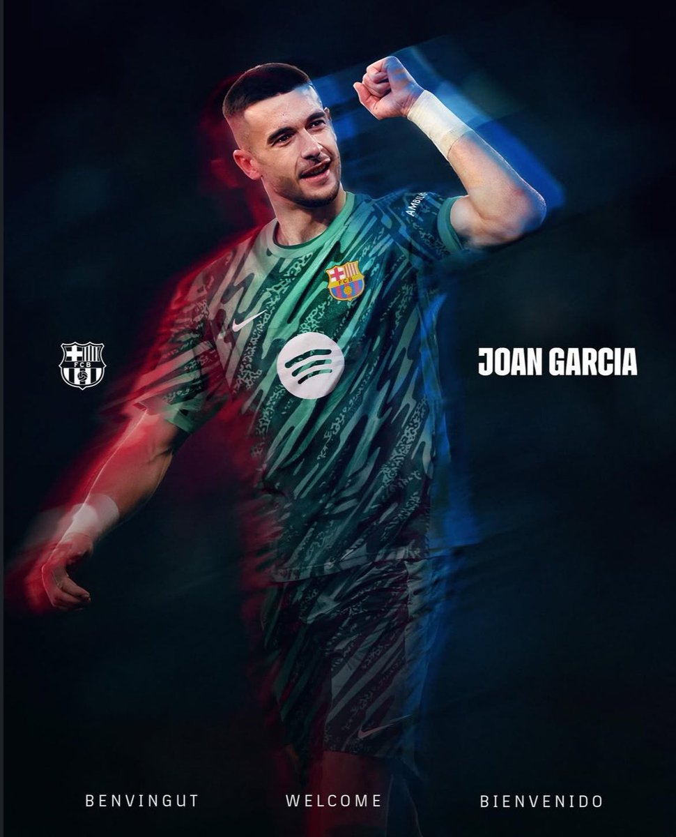 🔴 OFICIAL| Joan García es nuevo futbolista del FC Barcelona.

🤝 El portero catalán se convierte en nuevo jugador culé para los próximos seis cursos.

✅ Gran noticia para un Barça que quiere seguir haciendo crecer el proyecto.

🤐 Enfado monumental de la afición espanyolista.