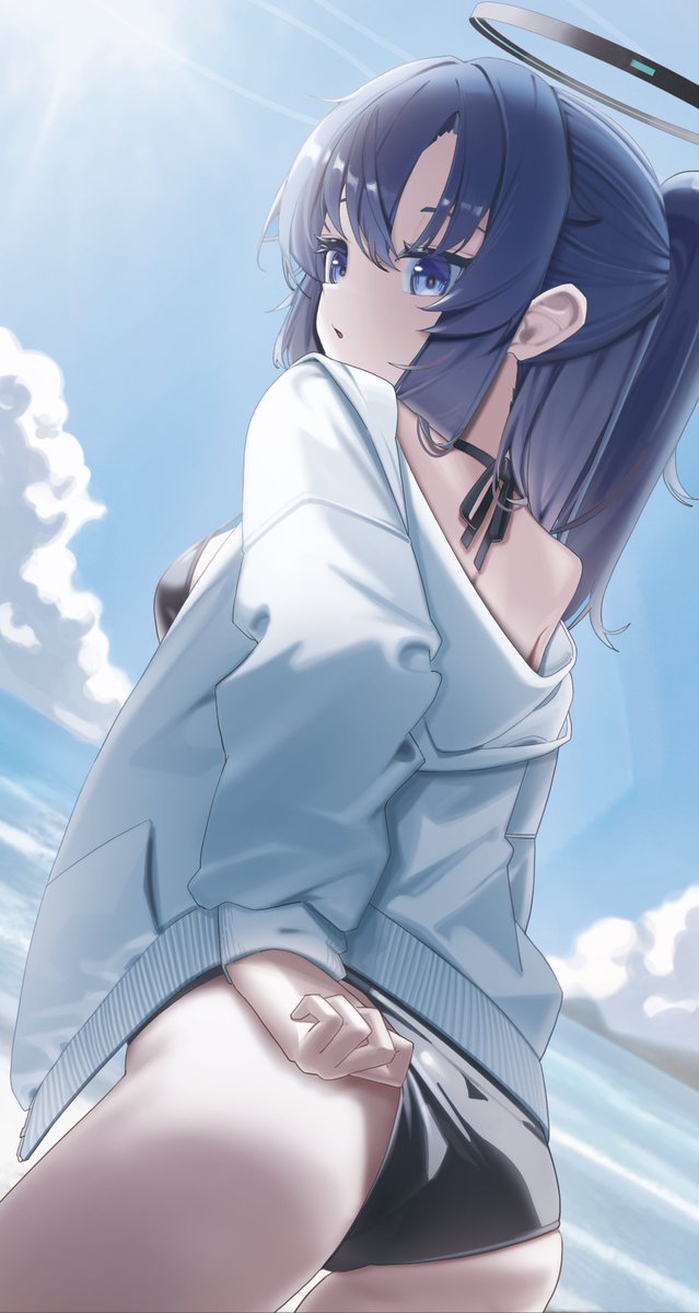 #ブルアカ 
#BlueArchive 
何か食べちゃったユウカ