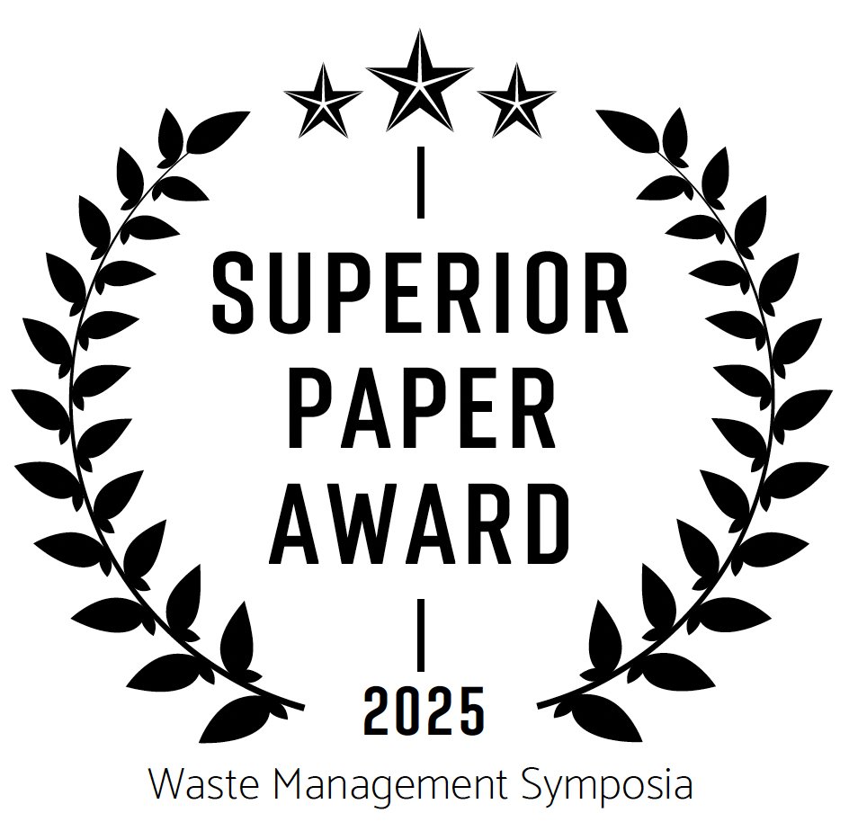 Congratulations to Matt Waples, Director of Engineering at Deep Isolation, whose paper earned “Superior” status at Waste Management Symposia 2025, among the top fifth of all submissions. 

🔗 Read the award-winning paper: tinyurl.com/2nrxbxk8

#wastemanagement #wms2025