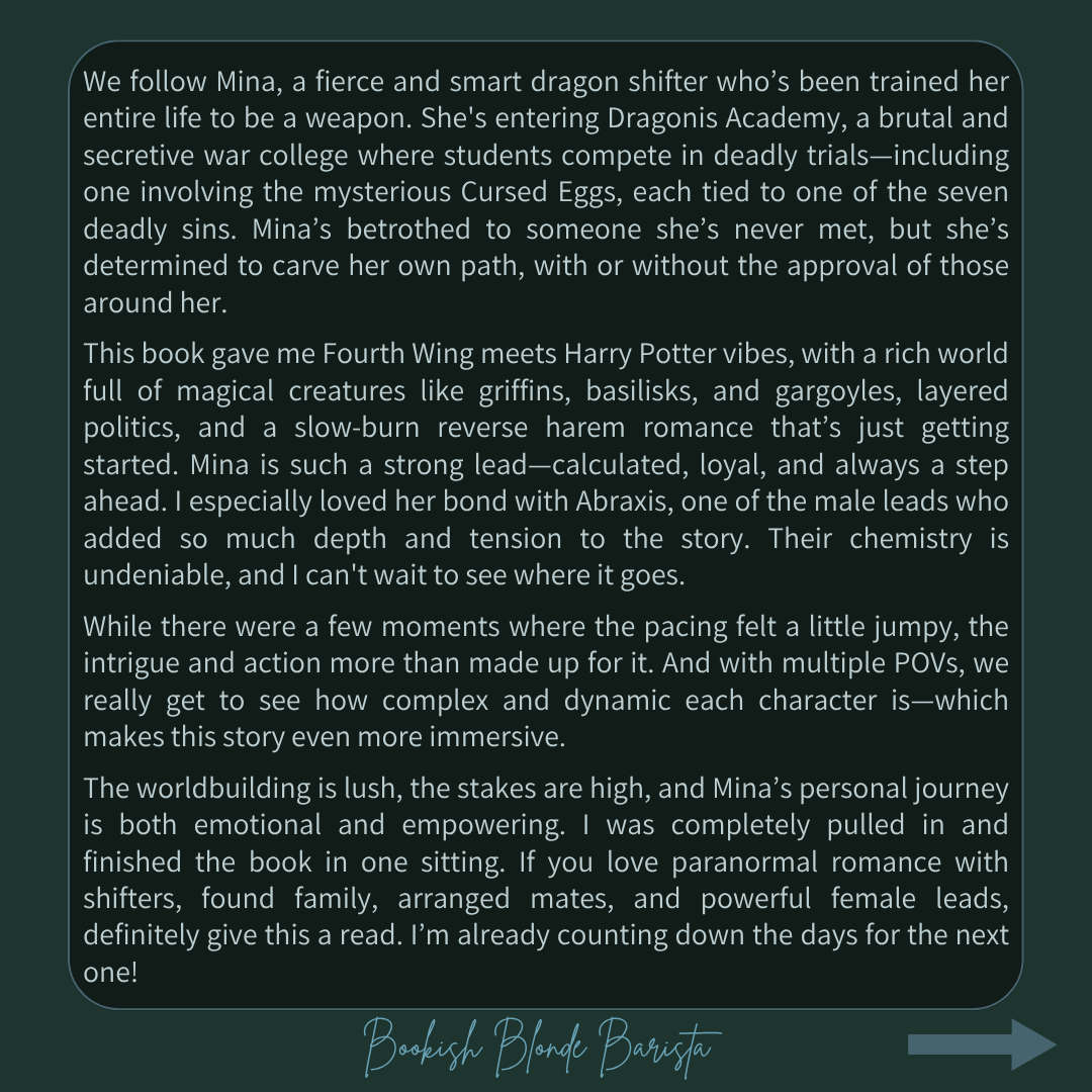 bookishbb's tweet image. Finished Guardian of the Cursed Egg by Serenity Rayne and I need the sequel YESTERDAY.
Witty heroine ✔️
Cursed object ✔️
Romantic chaos ✔️
This book is urban fantasy perfection. 💫
#GuardianOfTheCursedEgg #SerenityRayne #BookRec #FantasyReads #BookTwitter