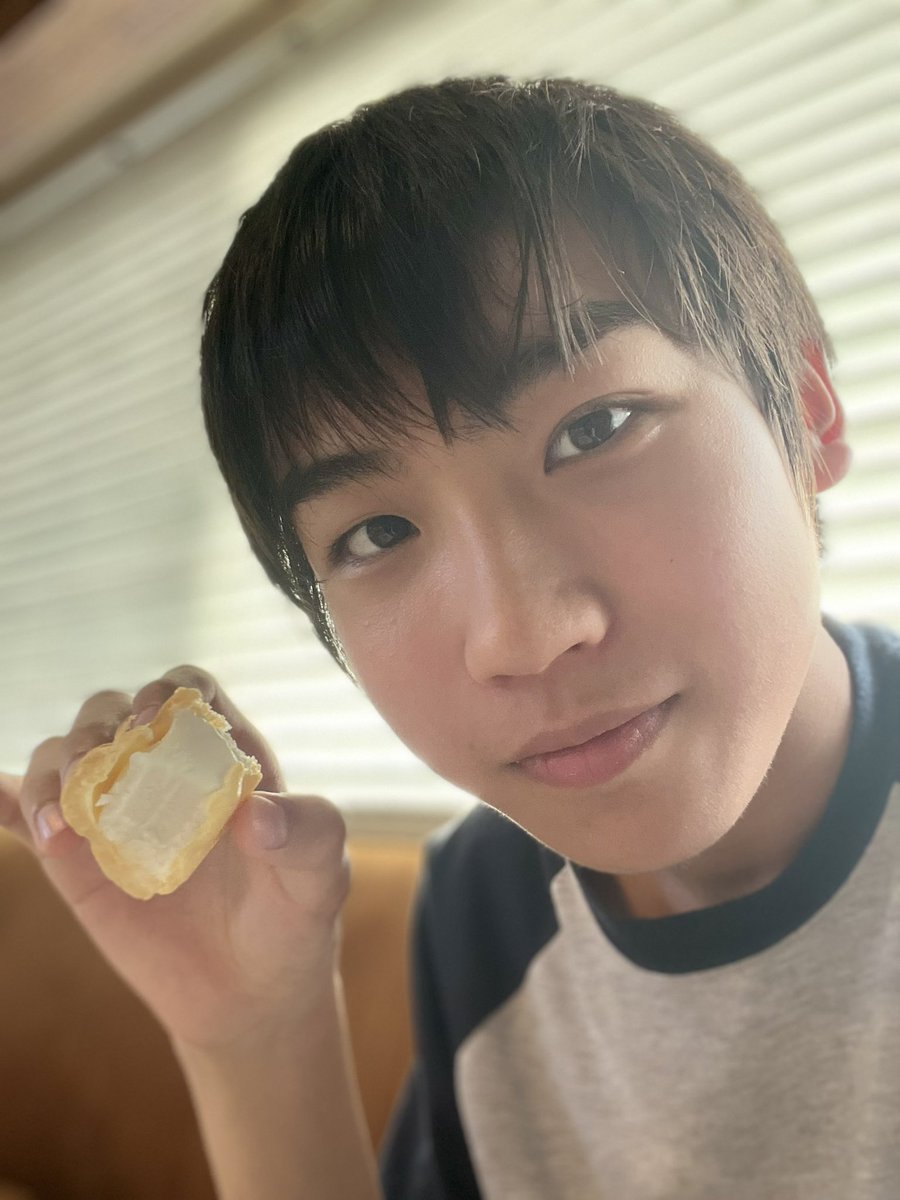 今日のおやつはコレ！😆✨
#今日のおやつ 
#シューアイス