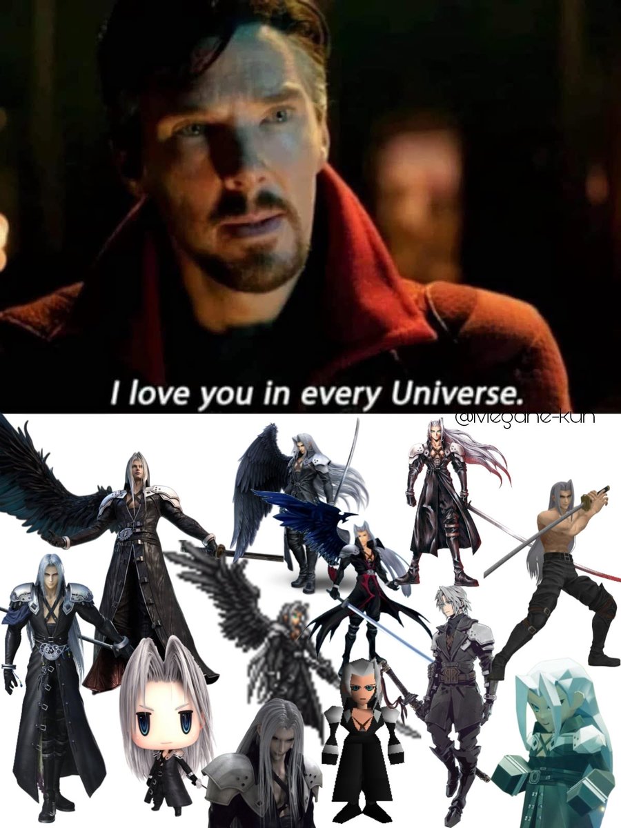 Monsterbf1Ilove's tweet photo. I love every versions of Sephiroth's ~♡♡♡ https://t.co/Xa55i4AoRZ