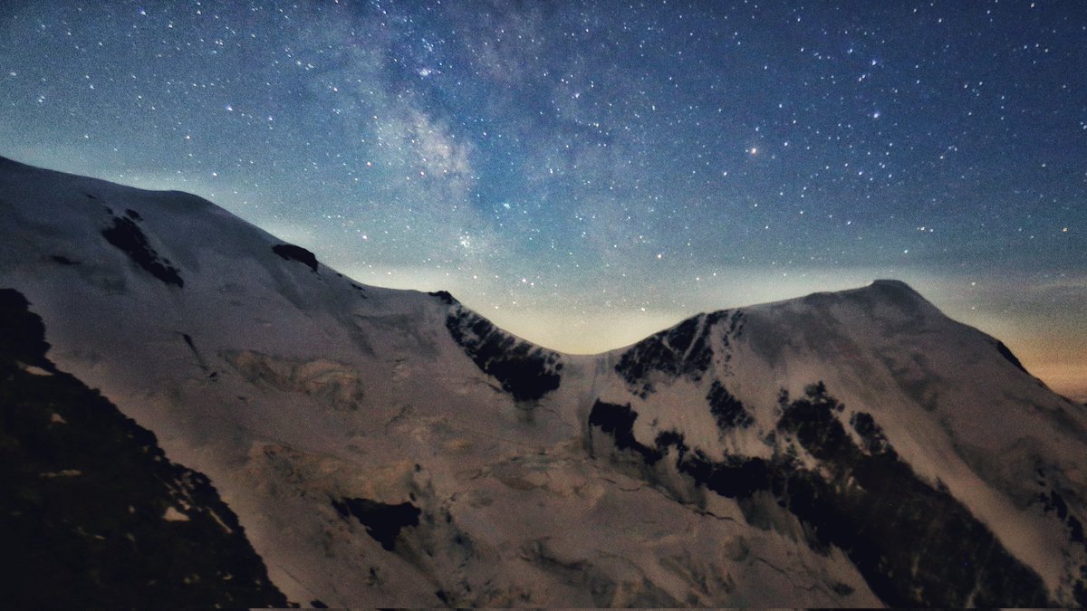 Alpine night sky in three ...