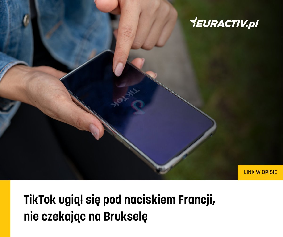 Globalny zakaz #SkinnyTok to efekt nacisków Paryża – nie Brukseli.

🟡Więcej: euractiv.pl/section/praca-…

#PulseZ