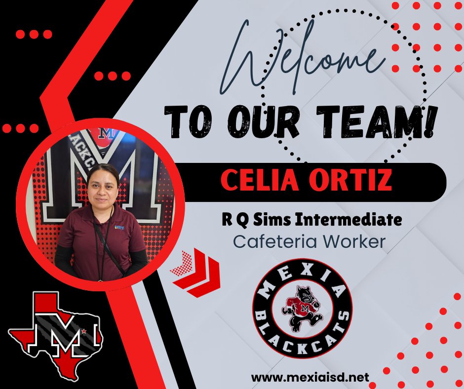 Mexia ISD welcomes a new Blackcat for the 2025-2026 school year!
