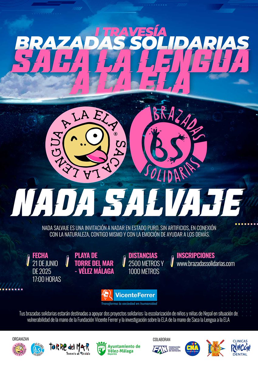 Travesía Brazadas Solidarias &amp; Saca la lengua a la ELA @sacalenguaaELA : ¡Todavía estás a tiempo!  

sportlife.es/noticias/trave…

#natación #solidaridad #ELA #fundacionvicenteferrer #Málaga