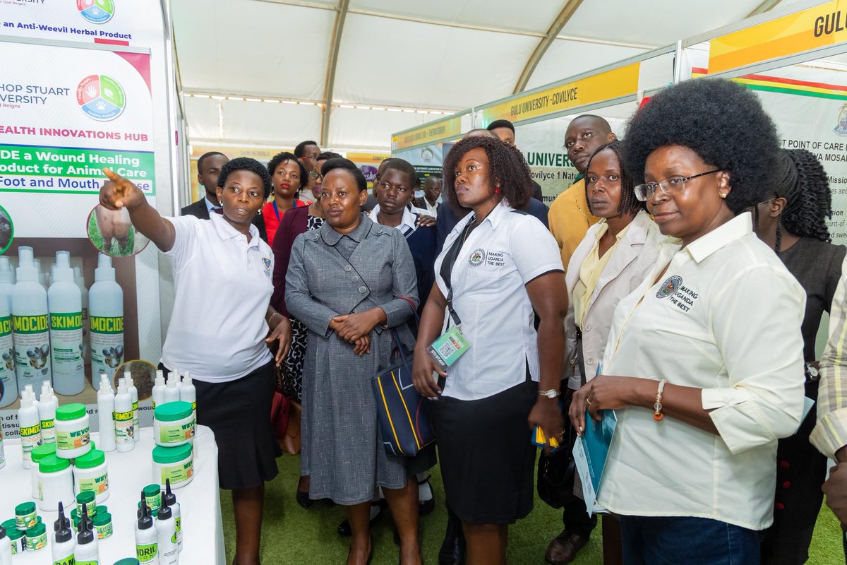 The National Science Week 2025 that commenced on Sunday under the theme "Made in Uganda – Innovation to Market" has had various exhibitions.

Ugandan Innovators showcased their inventions to the public at Kololo grounds.

#NSW25 || #InnovationToMarket || #MadeInUganda