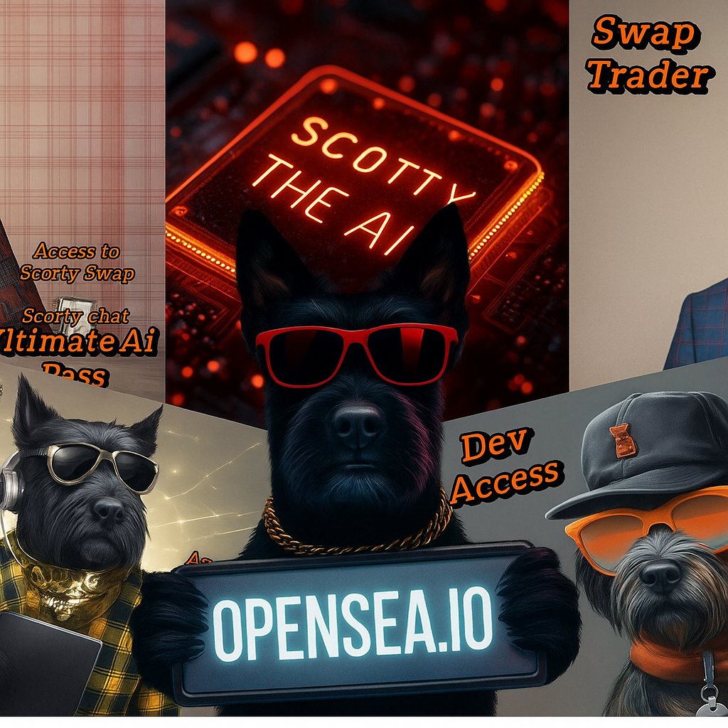 Scotty The Ai (@scottythe_ai) on Twitter photo Scotty AI NFTs are more than collectibles and early adopters are positioning themselves for massive rewards! 📈
This is your moment, make it count!👇
opensea.io/Scotty-Ai
#NFTCommunity #ScottyAi #Crypto #Web3AI #DeFiGems #OpenSeaNFT Scotty AI NFTs are more than collectibles and early adopters are positioning themselves for massive rewards! 📈
This is your moment, make it count!👇
opensea.io/Scotty-Ai
#NFTCommunity #ScottyAi #Crypto #Web3AI #DeFiGems #OpenSeaNFT