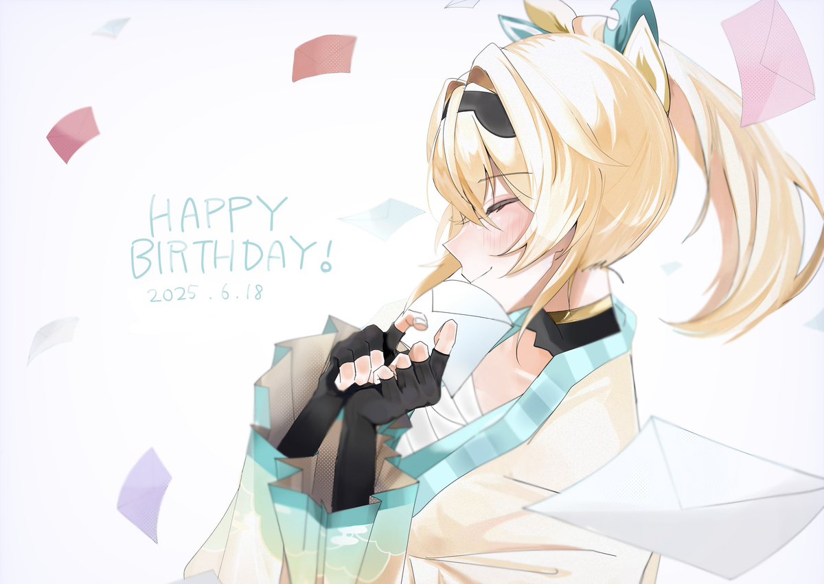 mi__coma's tweet image. 改めてお誕生日おめでとうございます〜〜〜🎉🍃
そして素敵なLIVEをありがとうございました！ずっとずっと大好きな最推し❣️
#風真いろは生誕LIVE2025
#いろはにも絵を