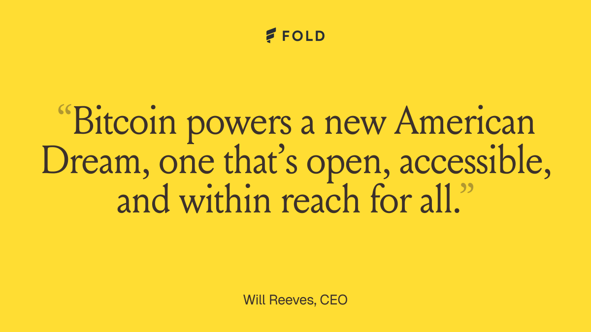 BitcoinMagazine's tweet photo. The average American is facing declining savings and shrinking purchasing power. 

@fold_app is fixing that by making personal finance, powered by bitcoin, easy for everyone. ✨

Learn more 👉 https://t.co/a20hSf110I https://t.co/WQ7FjdnhH0