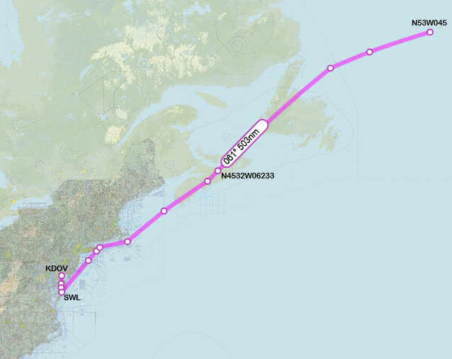 SirListenalot's tweet photo. #KC135 #AE038C #GOLD01 (round trip Dover) will pick up (four) "FF" #F22 #TABOR51 out of Langley (bound for Lakenheath) over SWL. #KC135 #AE04E8 (round trip Pease) will join and #KC46 #AE63D0 #GOLD03 (Pease - Mildenhall) will take'm across the pond. Looks like there is a spare #TABOR55 as well