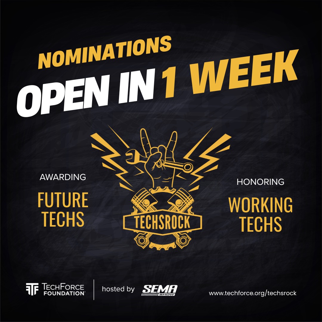 The_JPEmerson's tweet photo. 🚨 ONE WEEK TO GO!🚨 Nominations for the 2025 Techs Rock Awards open next week! Let’s celebrate the techs who keep America rolling! Know a Rockstar in the shop, classroom, or community? Now’s the time to nominate them! @The_JPEmerson Show is proud to once again be on the judges panel to award these amazing scholarships! Learn more and get ready at https://t.co/phCbcllxG3! #TechsRock #SkilledTrades #TechForceFoundation #SEMAShow #SEMA2025 #NominateATech
https://t.co/J6bFkhAE6a @TechForceFound