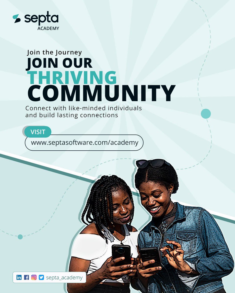 septa_academy's tweet image. Breaking into tech can feel overwhelming   but it doesn’t have to be.
At Septa Academy, our beginner-focused programs, hands-on projects, and expert mentorship are designed to help you start with confidence and grow with purpose.
#SeptaAcademy #TechBeginners #LearnToCode #Future