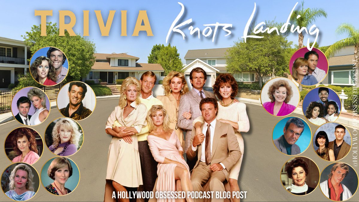 NEW BLOG POST! Were you obsessed with #KnotsLanding? Dive into my “Trivia – Knots Landing” blog and test your soap knowledge!
PLUS — listen to my exclusive 2-part interview w <a href="/RealJoanVanArk/">Joan Van Ark</a> on <a href="/HLWDobsessed/">Hollywood Obsessed: The Podcast</a>!
Blog: tinyurl.com/2wm5wv3d
Ep. 123 &amp; 124: tinyurl.com/2w6ktkt7