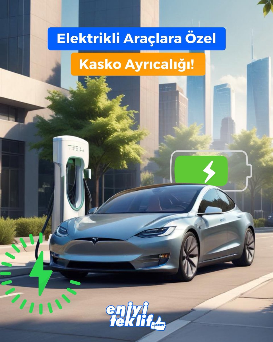 eniyiteklifcom's tweet photo. ⚡ Elektrikli araçlar için özel kasko ayrıcalıklarını keşfedin! 
🚗 Batarya teminatı
🔌 Şarj ekipmanları güvencesi
🌱 Çevreci sürüş için özel indirimler
🛠 Özel servis &amp; yol yardım avantajları 
📲 https://t.co/BRQgbYApGm
📞 +90 (216) 606 64 94
📲 WhatsApp: +90 (552) 505 34 00 https://t.co/ABFofZ8bja