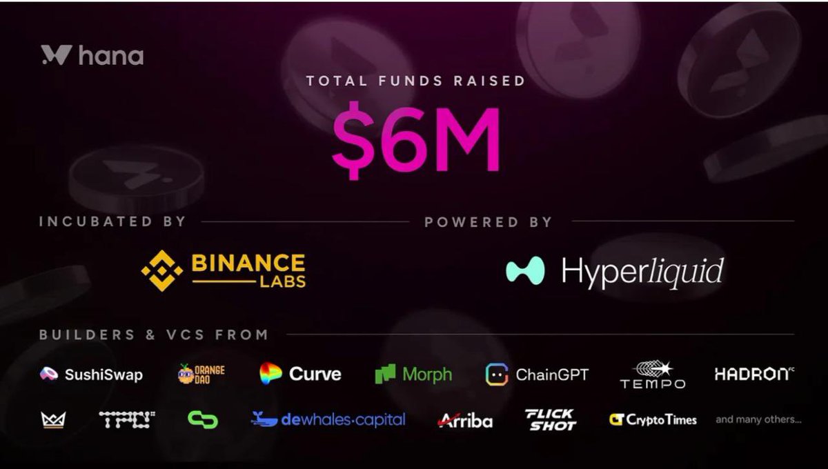 snehtical's tweet image. You would ask, am I getting a good entry at $40 million fdv on Hana network?

To answer that let me refer you to the previous VC sale round that happened in April this year. 

Pre seed Round was at $25 million fdv with 12 months vesting. Strategic round was at $100 million fdv…