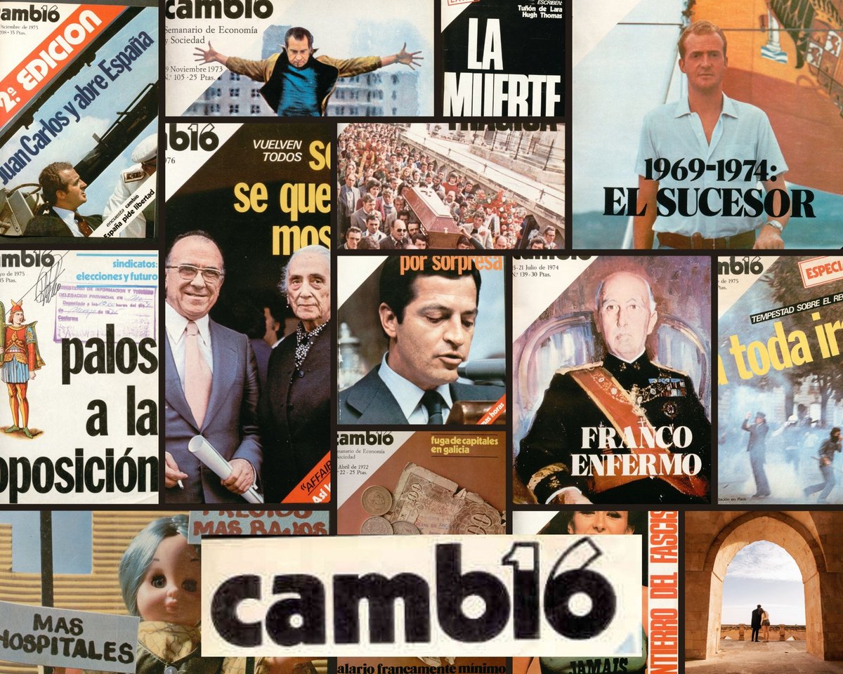 Fundación Diario MADRID (@f_diariomadrid) on Twitter photo Junto a <a href="/apeuropeos/">Asociación de Periodistas Europeos</a> y con el apoyo de <a href="/SE_MemoDemo/">Secretaría de Estado de Memoria Democrática</a> hemos digitalizado los primeros 251 números de 'Cambio16' entre 1971 y 1976 —más de 20.000 páginas del periodismo que marcó el final del franquismo. Un archivo ya accesible al público: fundaciondiariomadrid.com/digitalizacion… Junto a <a href="/apeuropeos/">Asociación de Periodistas Europeos</a> y con el apoyo de <a href="/SE_MemoDemo/">Secretaría de Estado de Memoria Democrática</a> hemos digitalizado los primeros 251 números de 'Cambio16' entre 1971 y 1976 —más de 20.000 páginas del periodismo que marcó el final del franquismo. Un archivo ya accesible al público: fundaciondiariomadrid.com/digitalizacion…