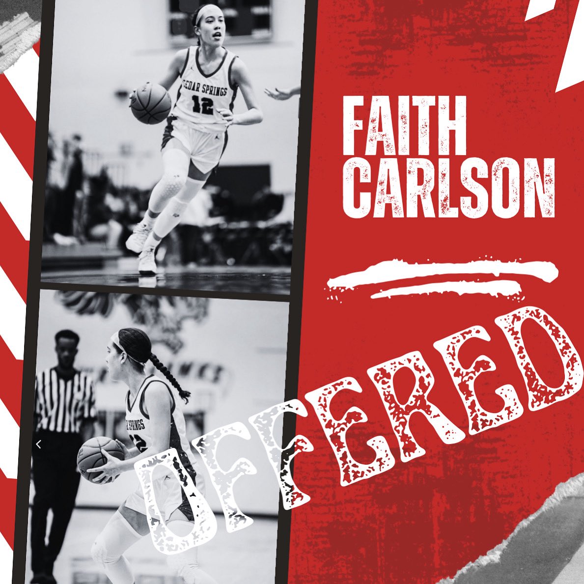 2026 g Faith Carlsons offer list is starting to take off! 
#college #recruitment #offer #highschool #girlsbasketball