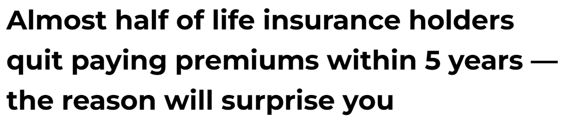 BeshakIN's tweet image. 🚨 ~49% of life insurance policies are abandoned within 5 years 🚨

Not expired. Not matured.
Just... dropped. Often with little or no returns.

Why is this happening at such a massive scale?
The answer might shock you 👇

#insuranceawareness #lifeinsurance #misselling