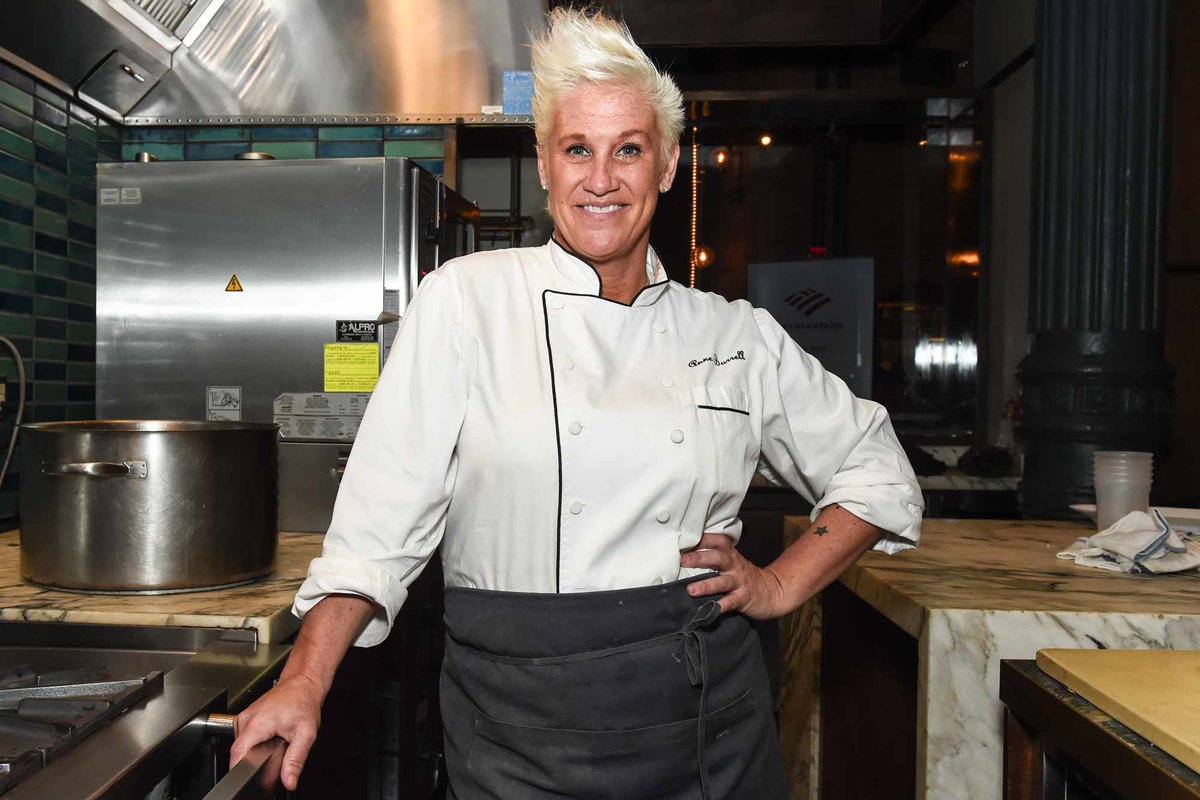 Anne Burrell, 55  was found “unconscious and unresponsive” and pronounced dead at the scene at her Brooklyn home on Tuesday morning. I don’t want to believe that someone so young and talented has passed. She was one of the all-time greats who made everything she did a joy. RIP.
