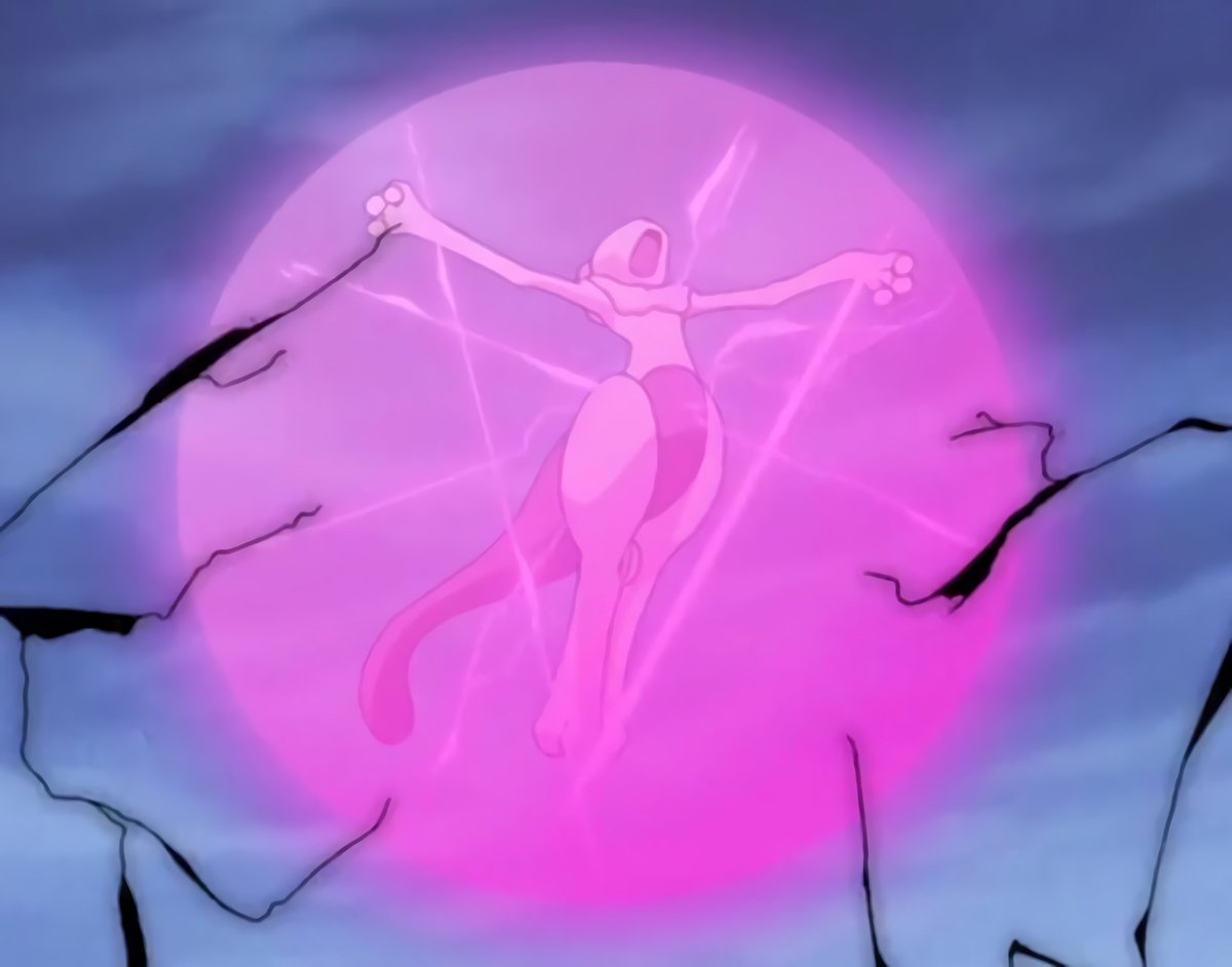 mewtwo_lives's tweet image. ミュウツーは最強であってほしいし、機械なんかに負けないでほしい。
しかし拘束されたり弱ってる姿も悪くない…。
