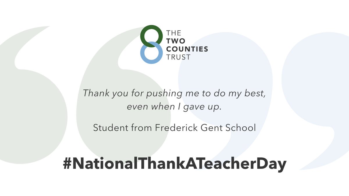 The Two Counties Trust (@ttctrust) on Twitter photo Through <a href="/FrederickGent/">Frederick Gent School</a> staff, students are clearly able to be respectfully open about their successes and areas for growth.
#NationalThankATeacherDay #SmashingIt <a href="/ttct_ceo/">Chief Executive Officer</a> Through <a href="/FrederickGent/">Frederick Gent School</a> staff, students are clearly able to be respectfully open about their successes and areas for growth.
#NationalThankATeacherDay #SmashingIt <a href="/ttct_ceo/">Chief Executive Officer</a>