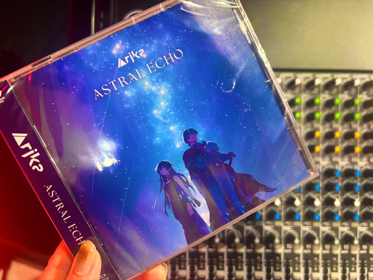 __yuuuumr__'s tweet image. #Arika

「ASTRAL ECHO」
ひと足先に実物がー！
書き下ろしジャケットうつくしい…
6/25 発売です✴︎
heart-company.booth.pm/items/6797842

#ASTRALECHO
#UnnamedMemory
#アンメモ