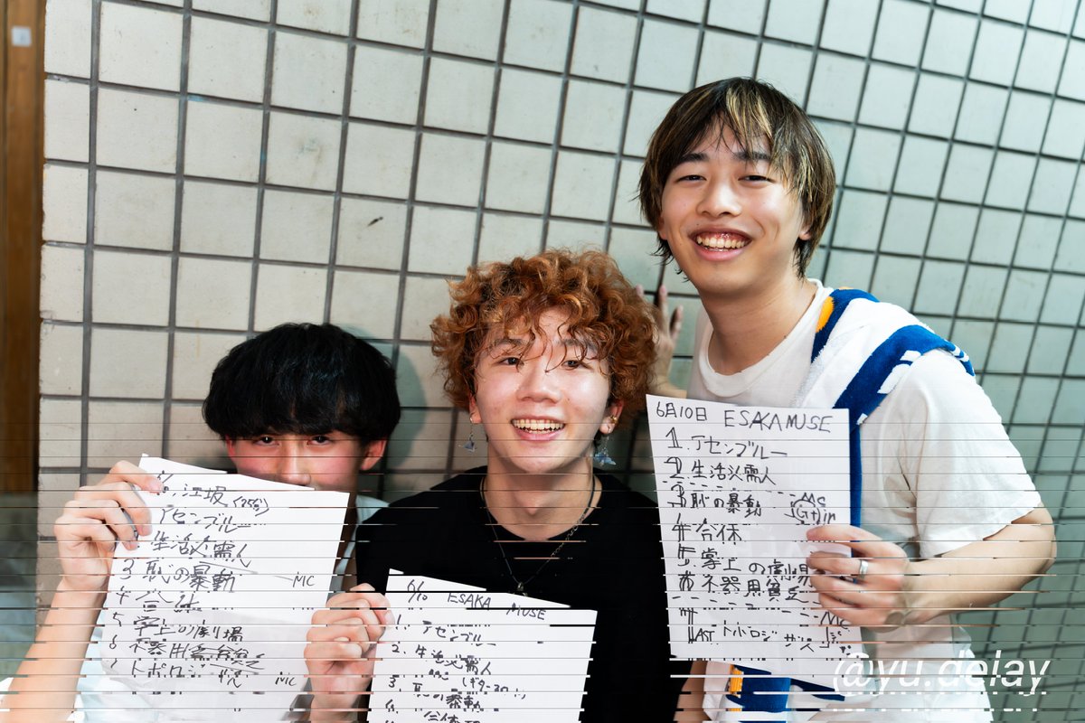 yu_delay's tweet photo. 2025.6.10『警笛隊』@ 江坂ミューズ
「fAt Fam」さんを撮影💪
オフショット汗だくすぎて最高!いつもありがとうございます!
@fatfam_band
@narisamadesu
@yuse_fatfam
@hajimenn_fAtFam
#カメラ #カメラマン #フォトグラファー #ライブ #ライブ写真 #ライブカメラマン #バンド #band #fatfam https://t.co/FlLf8ridL8