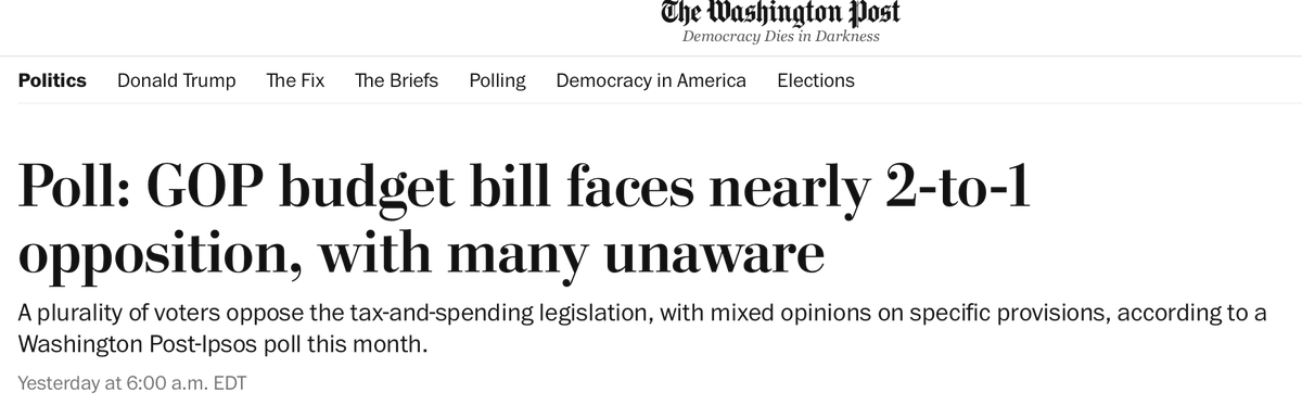 leedrutman's tweet photo. The central puzzle in American politics is why Republicans continue to win elections despite pursuing deeply unpopular policies.  The simplest explanation is that issue positions don't matter nearly as much as we like to think they do. https://t.co/WnoXJgTje1