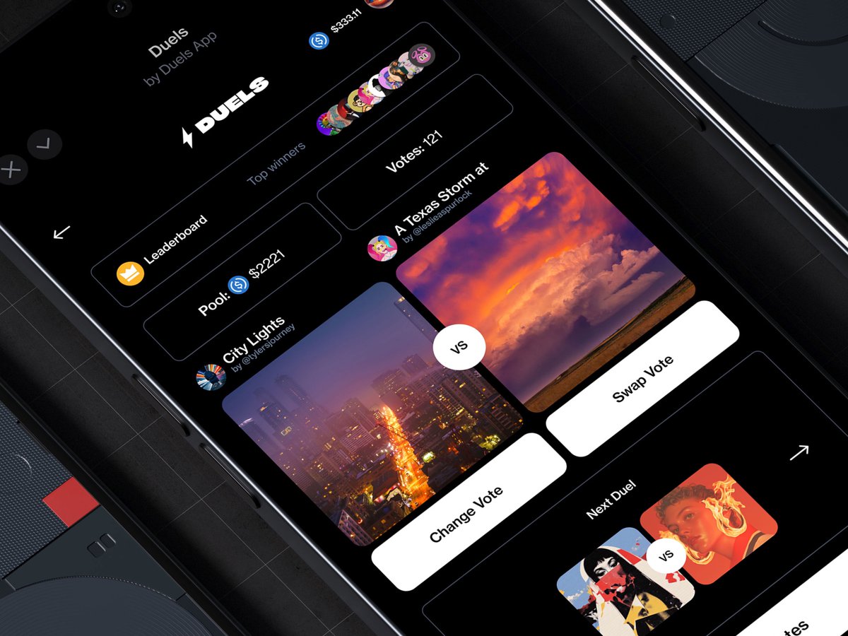 👀 Look at you. Voting with your heart. 
Duels loves that. 
The leaderboard might too. ♥️

Feel the love today → farcaster.xyz/miniapps/j20Zr…

Featuring: <a href="/Tylersjourney_/">Tylersjourney ☔️</a> and <a href="/LeslieASpurlock/">lesliespurlock.sol | NFT.NYC 2024 🏴‍☠️</a>