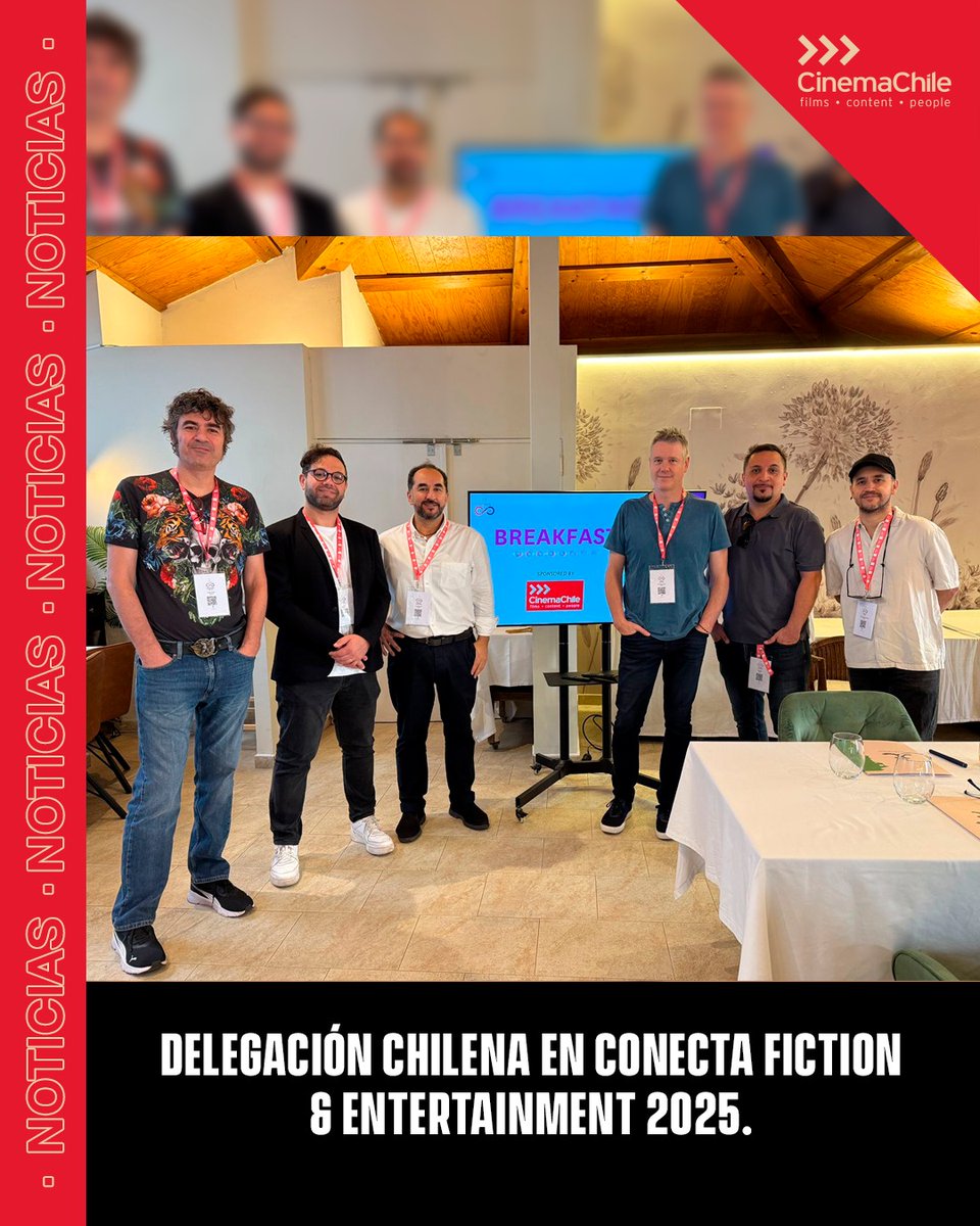 🎬 Chile está presente en Conecta FICTION &amp; Entertainment 2025 con representantes del sector audiovisual que participan activamente en este destacado mercado internacional de series y contenidos de ficción 🇨🇱✨️