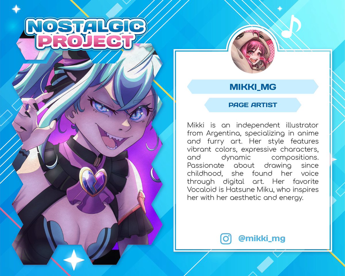 Nostalgic Project zine (soon) (@leekprojectzine) on Twitter photo We still have more than half of the artists to feature. Are you ready? We’re continuing with <a href="/Mikki_MG/">Mikki @vgen ✦Commissions Open✦</a> , a freelance illustrator whose work you’ll love.🩷🩵 We still have more than half of the artists to feature. Are you ready? We’re continuing with <a href="/Mikki_MG/">Mikki @vgen ✦Commissions Open✦</a> , a freelance illustrator whose work you’ll love.🩷🩵
