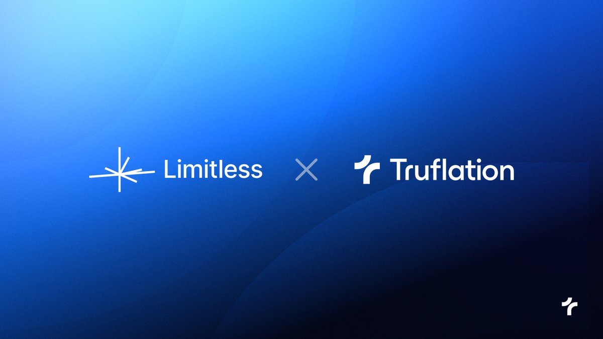 1/ 🚨 Another Truflation market is live on Limitless (<a href="/trylimitless/">Limitless</a>)!

→ On-chain AI exposure meets real-time decentralized data.

Limitless Exchange has launched a new prediction market based on Truflation’s AI Index: A basket tracking AI and blockchain projects driving