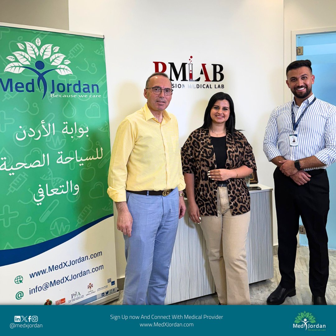MedXJordan's tweet image. يسر شركة ميدكس الأردن أن تعلن عن توقيع عقد شراكة استراتيجية مع المختبرات الطبية الدقيقة  PM Lab، أحد أبرز المختبرات الرائدة في مجال التحاليل المخبرية المتقدمة. وتهدف هذه الشراكة إلى تعزيز خدمات التشخيص الطبي وتوفير نتائج مخبرية عالية الدقة

#MedXJordan #PMLab