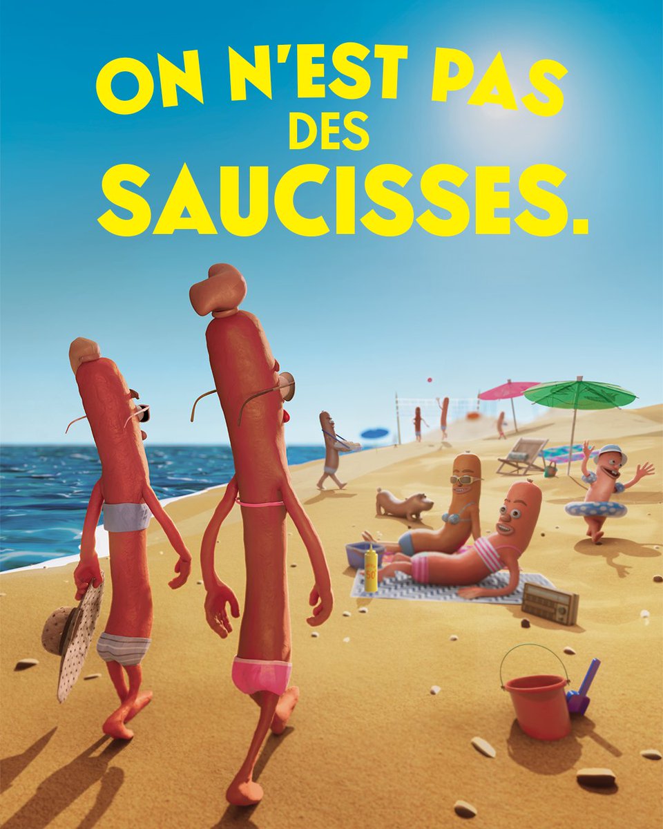 Griller au soleil, c'est 80 000 cancers de la peau et 2 000 décès par an.
On n'est pas des saucisses. 🌭